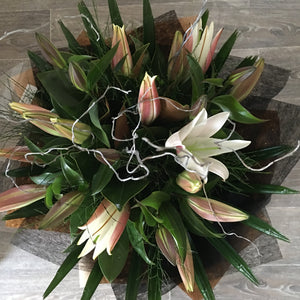 Oriental Lily Bouquet - Wellington Flower Co.