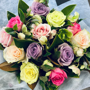 12 Roses - Assorted Colours - Wellington Flower Co.