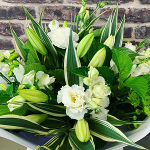 Bouquet in Creams, Greens & Whites  - Wellington Flower Co.