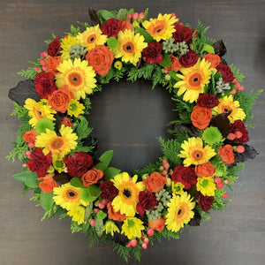 Floral Wreath - Wellington Flower Co.