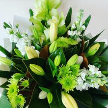 Load image into Gallery viewer, Bouquet in Creams, Greens &amp; Whites  - Wellington Flower Co.