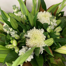 Load image into Gallery viewer, Bouquet in Creams, Greens &amp; Whites  - Wellington Flower Co.