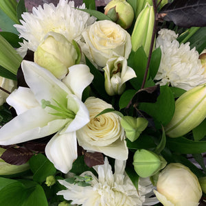 Bouquet in Creams, Greens & Whites  - Wellington Flower Co.